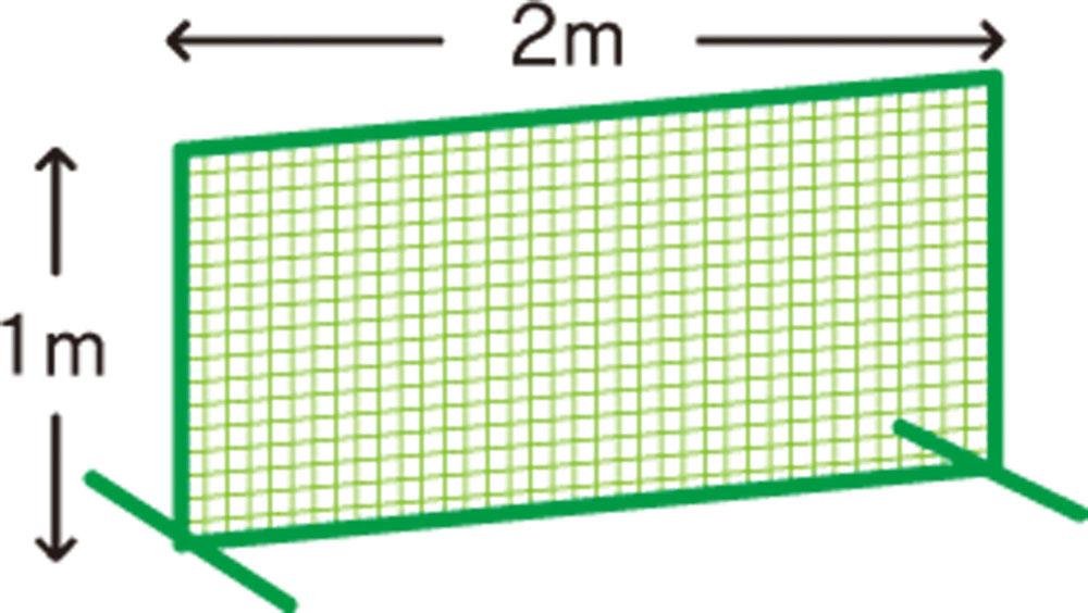 カネヤ 1MX2Mフェンスヨウトリカエシングルネット KB900N 野球ネット