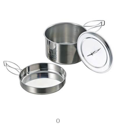 キャプテンスタッグ CAPTAIN STAG ステンレスラーメンクッカー2? M5511 アウトドアグッズソノタ