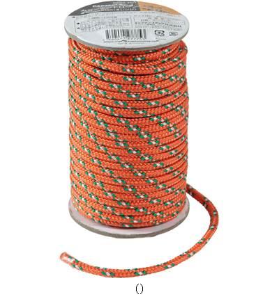 キャプテンスタッグ CAPTAIN STAG カラーテントロープ5MMX20M オレンジ UA4538