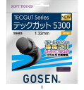 ゴーセン GOSEN テックガット5300ブラック SS603BK テニスソフトガット レビューを書いて送料無料企画