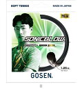 ゴーセン GOSEN SONICBLOWブローブラック SSSB11BB テニスソフトガット