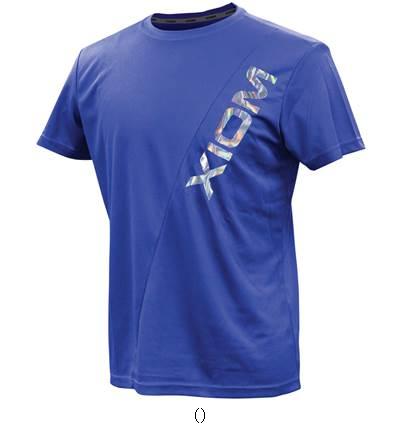 エクシオン XIOM トリクシーT-シャツブルーS 80103 卓球ハンソデTシャツ