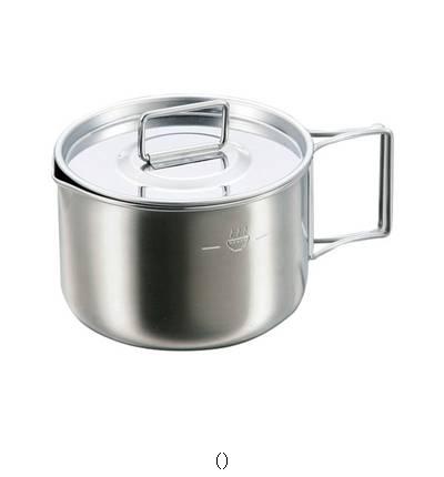 キャプテンスタッグ CAPTAIN STAG ステンレスラーメンクッカー570ML リフィルヨウ M5512 アウトドアグッズソノタ