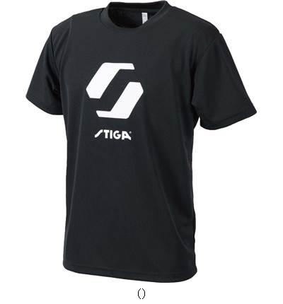 スティガ STIGA STIGAロゴTシャツJP-IブラックL 1805060106 卓球ハンソデTシャツ レビューを書いて送料..