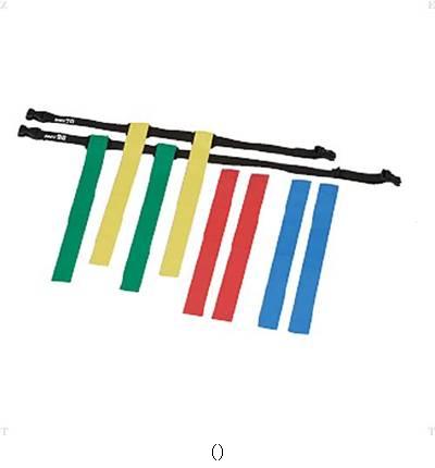 ゼット学校体育 ZETT タグベルトセット 4ショクカク5クミ ZF2002 学校器機キグ