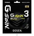 ゴーセン GOSEN ジー・スピン3ブラック16L TSGS30BK テニスコウシキガツト