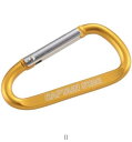 キャプテンスタッグ CAPTAIN STAG DカラビナM イエロー UM1839 アウトドアグッズソノタ