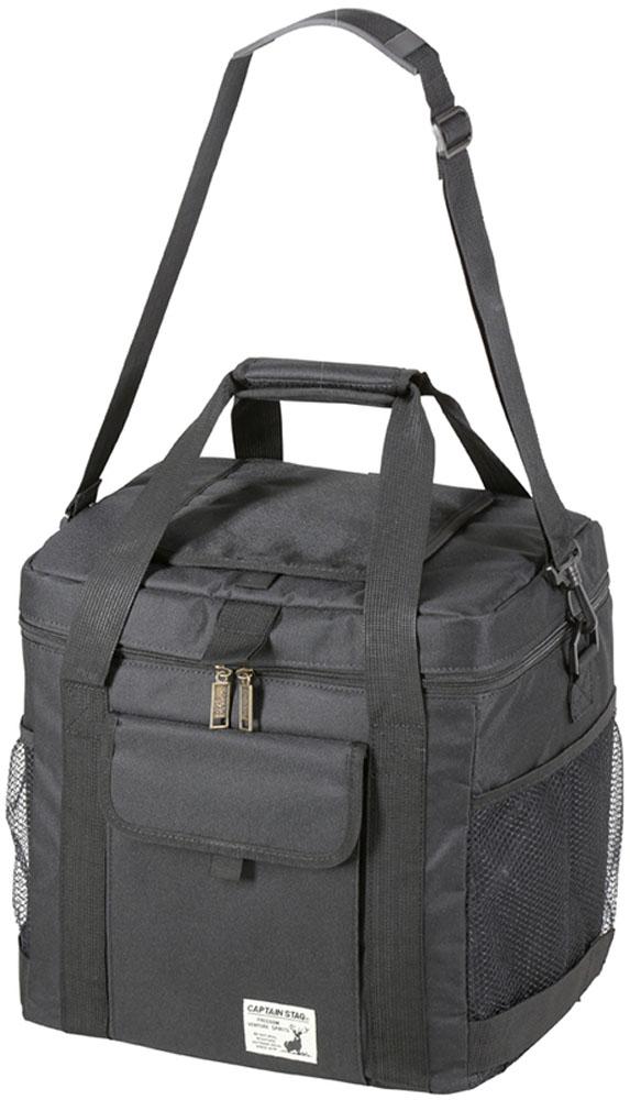 キャプテンスタッグ CAPTAIN STAG スーパークールソフトクーラー20Lブラック UE0568