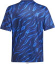 アディダス adidas 51キッズPRグラフィックシャツ JVV11 サッカープラクティスシャツJR