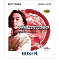 ゴーセン GOSEN RISINGSTORMライジングレッド SSRS11RR テニスソフトガット レビューを書いて送料無料企画
