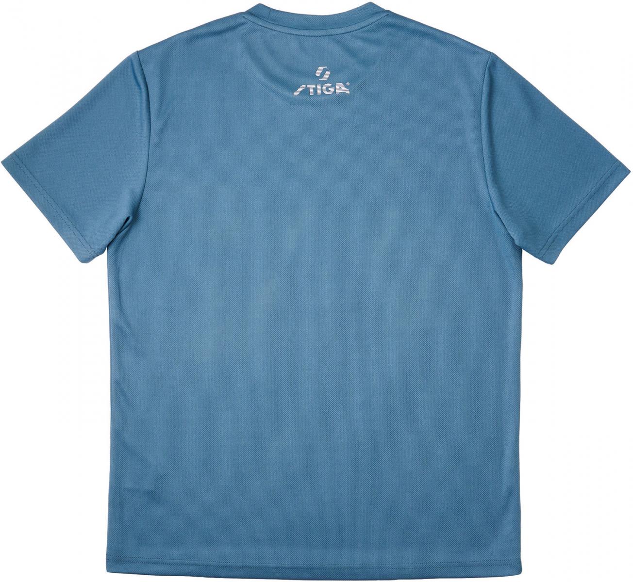 スティガ STIGA シリコンロゴTシャツBLGY3S 1840550602 卓球ハンソデTシャツ レビューを書いて送料無料企画