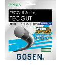 ゴーセン GOSEN テックガット 16 ホワイト TS600W テニスコウシキガツト