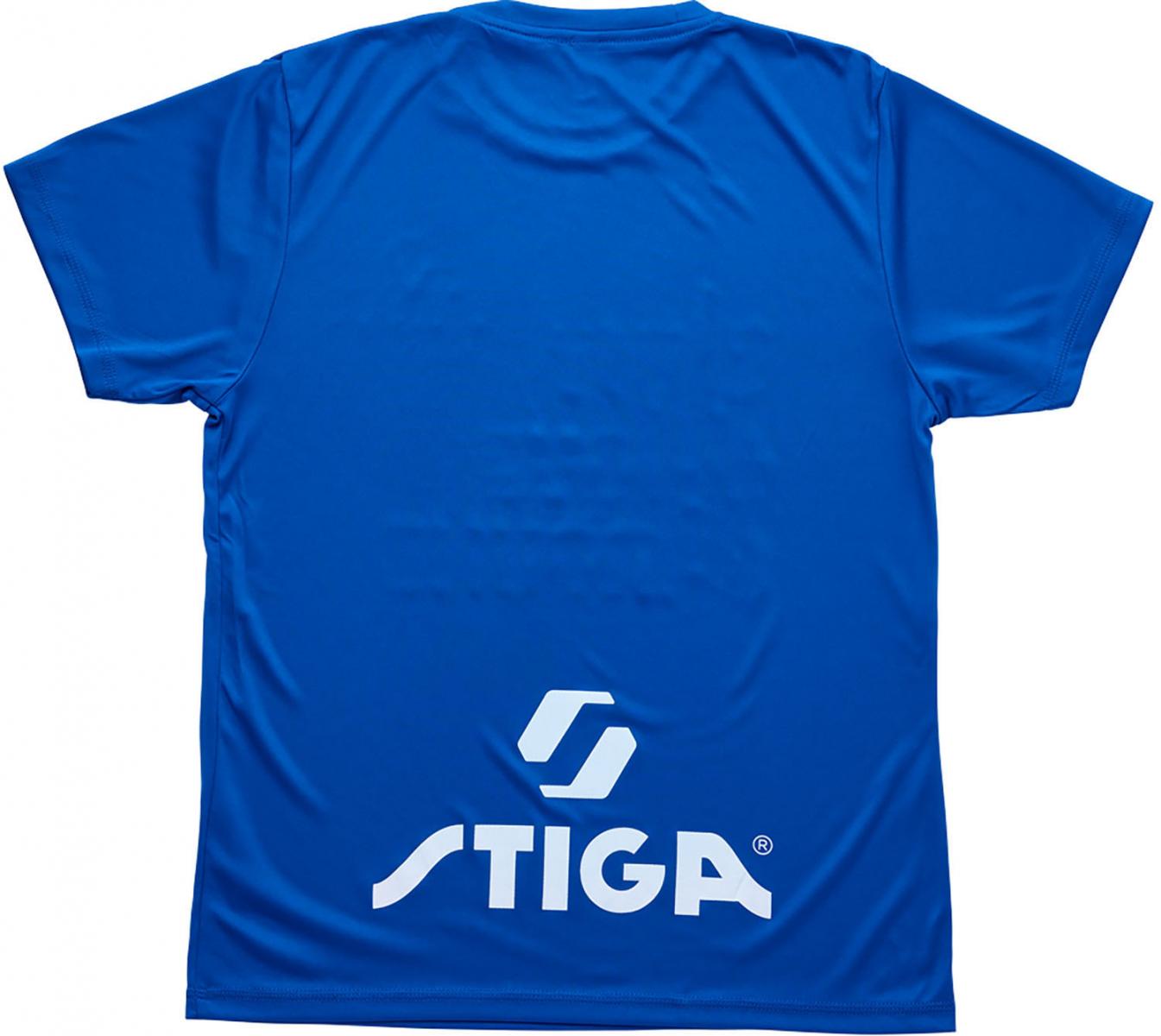 スティガ STIGA ロゴTシャツJP-IIIブルーS 1850790604 卓球ハンソデTシャツ レビューを書いて送料無料企画