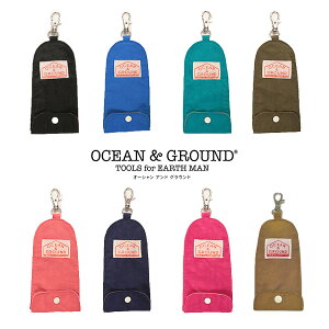 ☆新色TAN入荷☆【メール便送料無料】オーシャンアンドグラウンド　キーケース　GOODDAY【Ocean＆Ground 子供用　キッズ　ジュニア キーケース　ブラック ブルー カーキ ネイビー ピンク レッド イエロー パープル オーシャン＆グラウンド　入園入学 準備グッズ 】