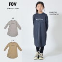 ☆50％OFFセール☆【2019秋冬新作】STANDARD. L/S ワンピース 【FOV フォブ 子供服 トップス キッズ ジュニア レディース 女の子 Tシャツワンピ アースカラー シンプル 人気 新着 ロゴTシャツ 90cm 100cm 110cm 120cm 130cm 140cm 150cm 160cm 170cm】