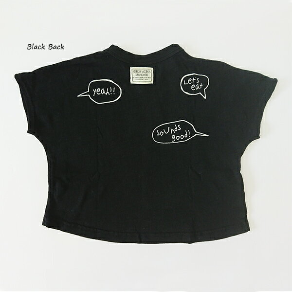 ☆888円ポッキリセール☆ホワイト(80cm)1点のみ！Hungry T-shirt【NEEDLE WORKS STANDARD ニードルワークス スタンダード 19SS 春夏 子供服 トップス Tシャツ 半袖 男の子 女の子 ベビー キッズ ジュニア 80cm 90cm 100cm 110cm 120cm 130cm 140cm 150cm】