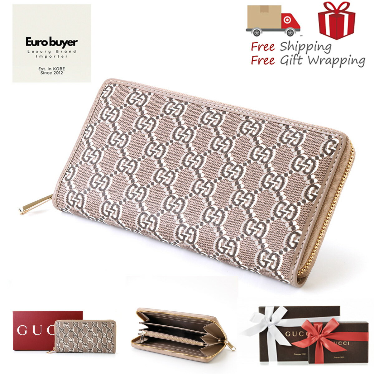 美品！定価9万3500円！GUCCI 長財布 楽天市場】GUCCI 新作（ブランドグッチ）（レディース財布｜財布