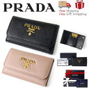 【送料無料!早い者勝ち！】PRADA（プラダ）1PG222 SAFFIANO METAL 6連キーケース新品・本物保証ギフト　ラッピング プレゼント 無料ギフトラッピング対応可!