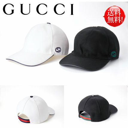  Gucci シンプルキャップ 387554 ホワイト ブラック 帽子 新品 キャップ メンズ レディース オシャレ