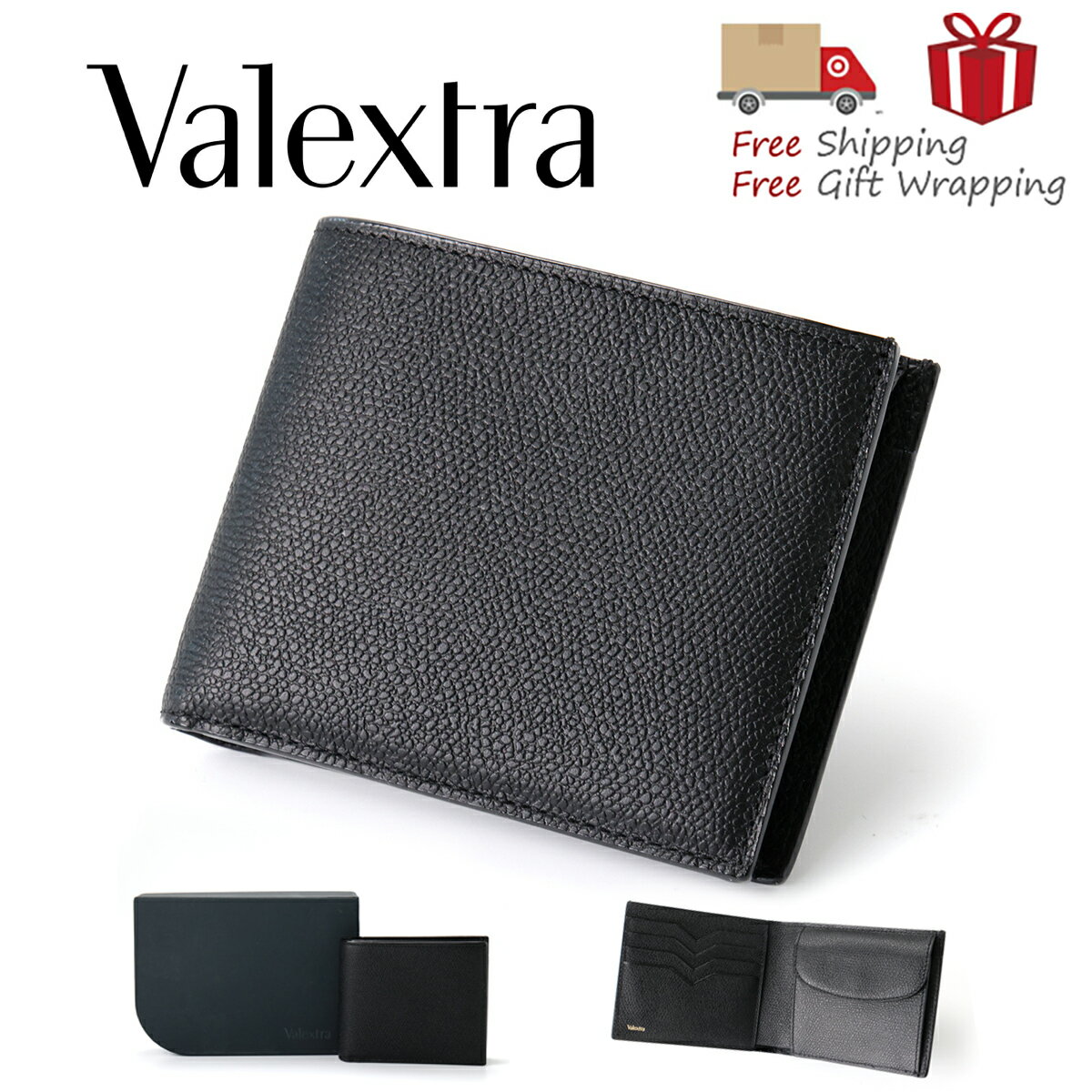 Valextra 小銭入れ付き二つ折り財布超美品★ 楽天市場】ヴァレクストラ 二つ折り財布 メンズの通販