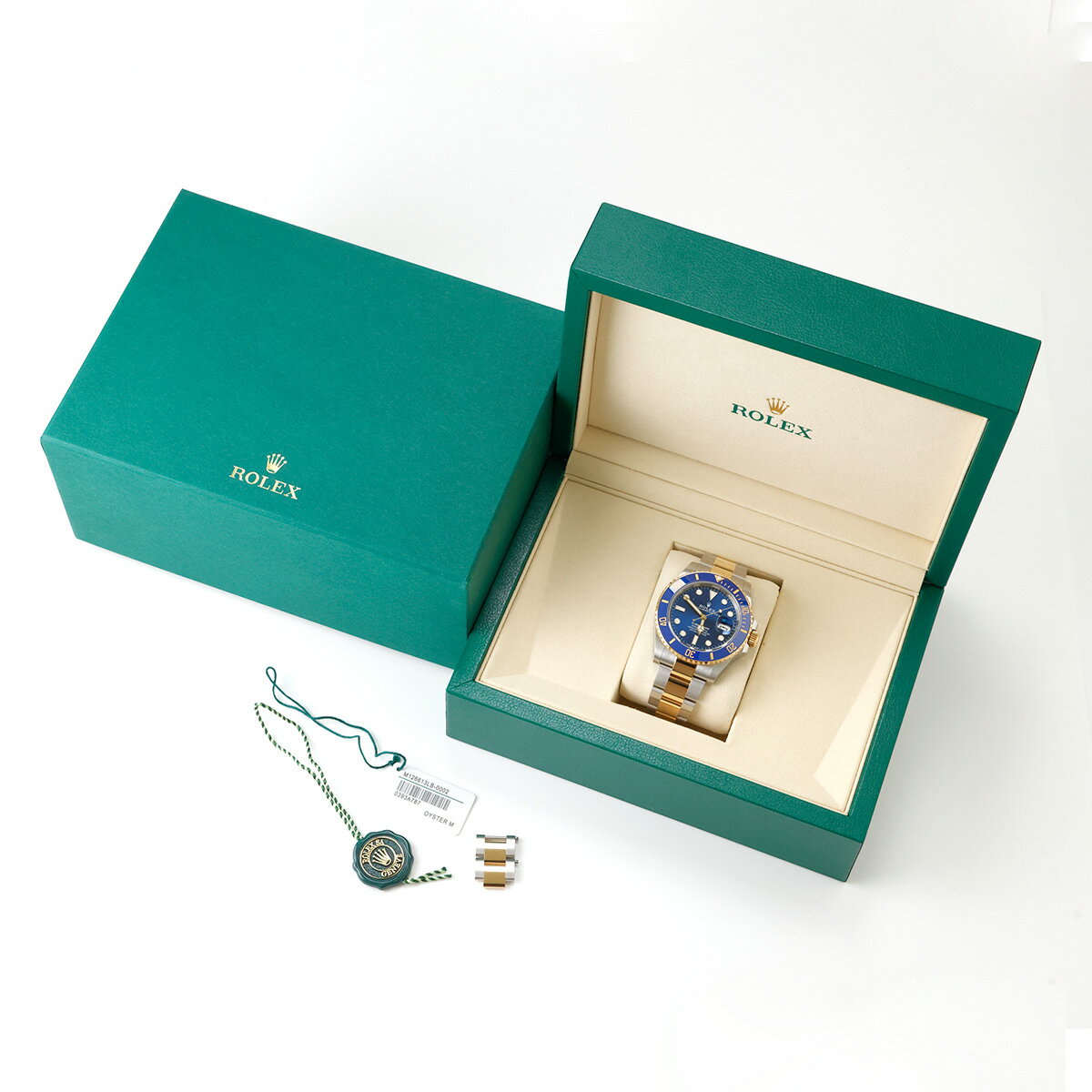 【1/9 20時から ポイント最大29倍】(通常1倍+自店舗4倍+SPU13倍+39 1倍+買い回り9倍+ラクマ1倍) ROLEX ロレックス　サブマリーナ コンビ SS/K18YG Ref.126613LB 正規店購入 1点限 新品 ギフト プレゼント プレゼント ギフト 贈り物 無料 ラッピング 包装