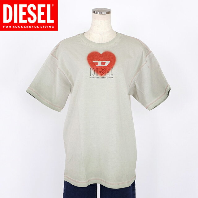 DIESEL ハートプリントTシャツ Sサイズ Diesel T-Ele ハートプリント Tシャツ | ブラック | FARFETCH JP