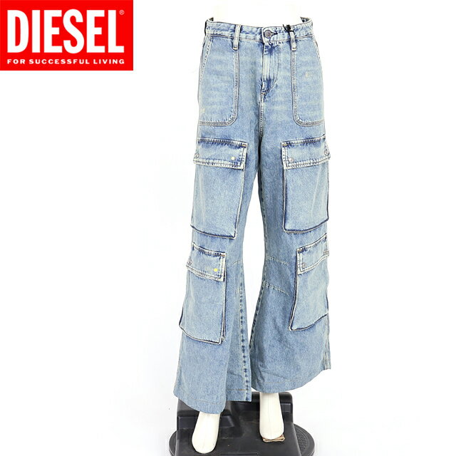 樂天商城 - ディーゼル（DIESEL）レディース 訳あり ジーンズ ブルー系 　P-MIRTA-OUT ポケットポイントウオッシュデニム （サイズ/24）*al1016