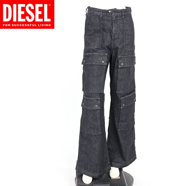 樂天商城 - ディーゼル（DIESEL）レディース 訳あり ジーンズ ブラック系 　P-MIRTA-OUT ポケットポイントウオッシュデニム （サイズ/23）*al1017