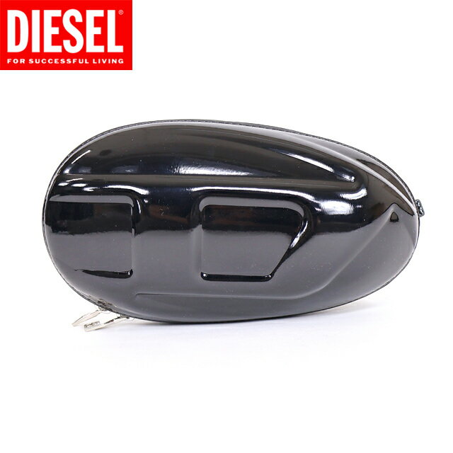 ディーゼル（DIESEL）レディース 訳あり クラッチバッグ ブラック系 　エナメルカラーカプセル型クラッチバック （サイズ/UNI）*al3012