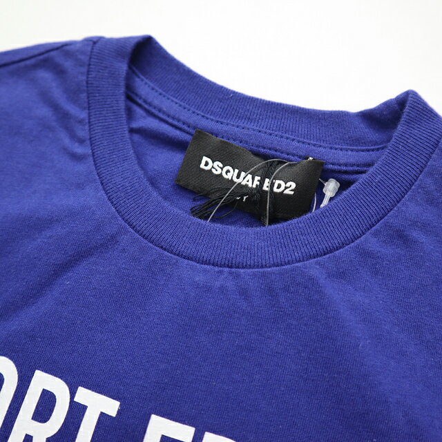 ディースクエアード（DSQUARED2）キッズ ブラウス ホワイト系 　半袖 ビーズ使い （サイズ/8Y/12Y）*cd0008