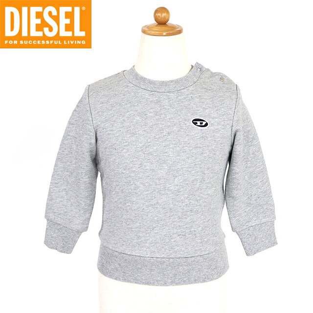 ディーゼル（DIESEL BABY）ベビー 訳あり スウェット・トレーナー グレー系 Dポイ...