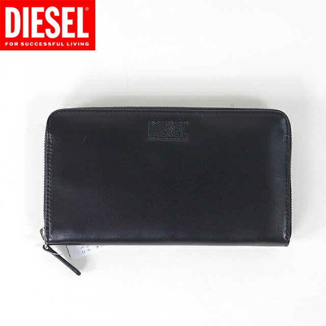 ディーゼル 財布（レディース） ディーゼル（DIESEL）レディース 訳あり 長財布（小銭入れあり） ブラック系 　レザー使い （サイズ/UNI）*cl3047