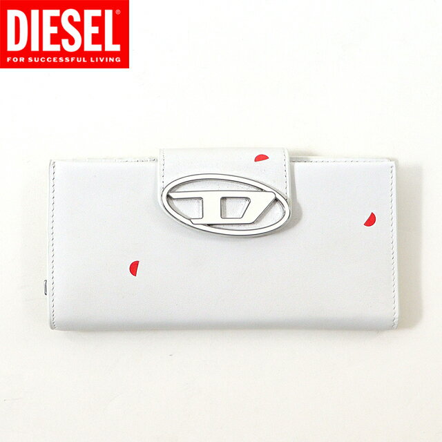 ディーゼル 財布（レディース） ディーゼル（DIESEL）レディース 訳あり 長財布（小銭入れあり） ホワイト系 　レザー使い （サイズ/UNI）*cl3070