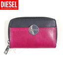 ディーゼル 財布（レディース） ディーゼル（DIESEL）レディース 訳あり 二つ折り財布（小銭入れあり） ピンク系 　レザー使い （サイズ/UNI）*cl3160