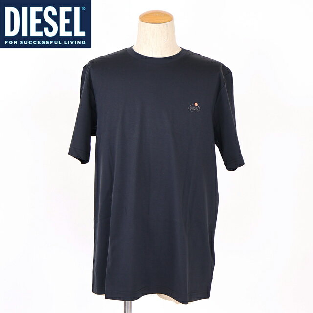 乐天商城 - ディーゼル（DIESEL）メンズ 訳あり Tシャツ 半袖 ブラック系 T-JUST-TKN ロゴポイント半袖Tシャツ （サイズ/L）*cm0015