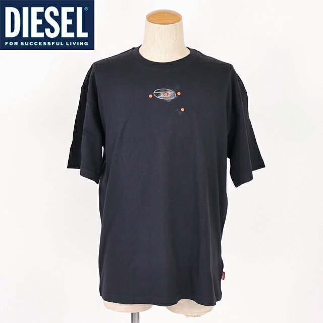 乐天商城 - ディーゼル（DIESEL）メンズ 訳あり Tシャツ 半袖 ブラック系 T-BOXT-S5 Dポイント半袖Tシャツ （サイズ/M）*cm0028