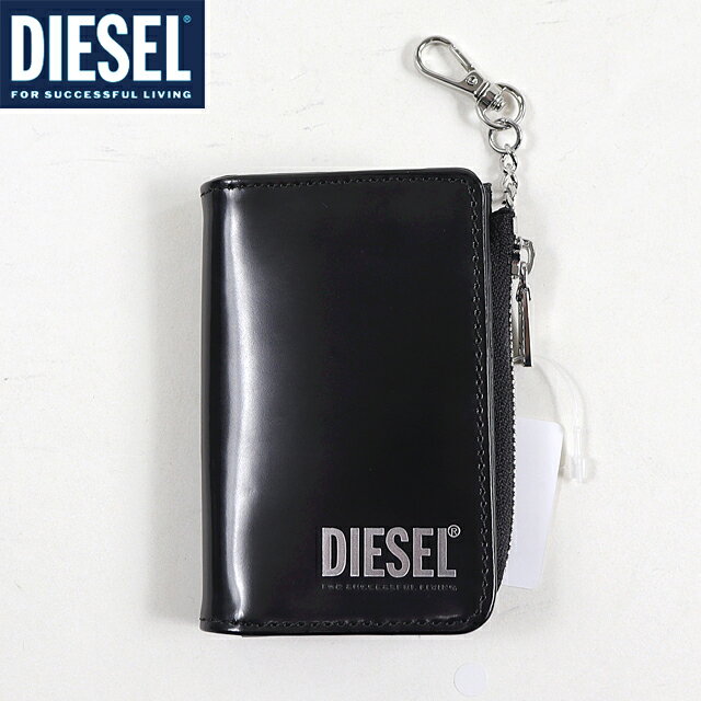 ディーゼル ディーゼル（DIESEL）メンズ 訳あり キーケース ブラック系 　レザー使い 光沢あり （サイズ/UNI）*cm3089