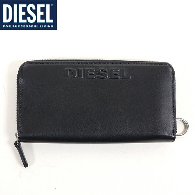 ディーゼル（DIESEL）メンズ 訳あり 長財布（小銭入れあり） ブラック系 　レザー使い （サイズ/UNI）*cm3202