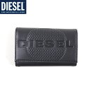 ディーゼル ディーゼル（DIESEL）メンズ 訳あり キーケース ブラック系 　付属キーホルダー欠損品 レザー使い （サイズ/UNI）*cm3232