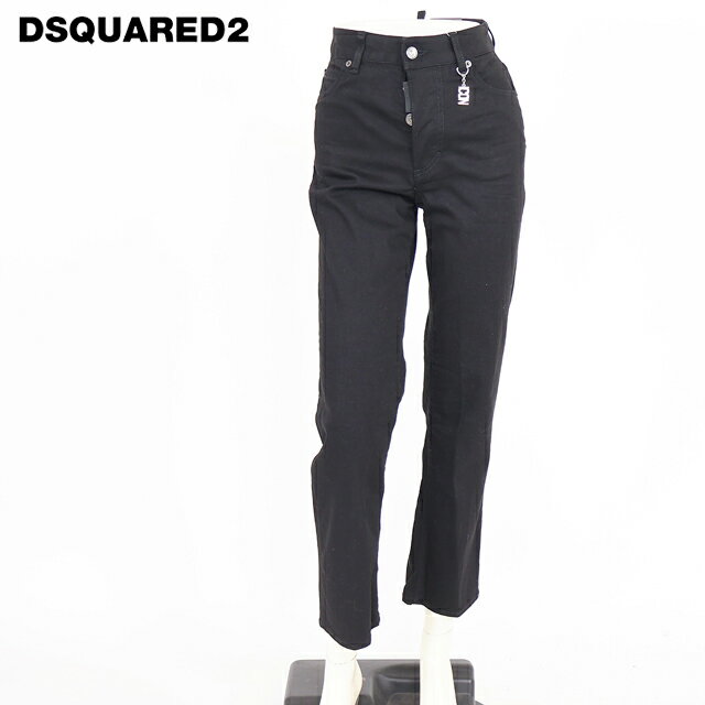 樂天商城 - ディースクエアード（DSQUARED2）レディース ロングパンツ ブラック系 　チャーム付きカラーデニムパンツ （サイズ/36）*ds0080
