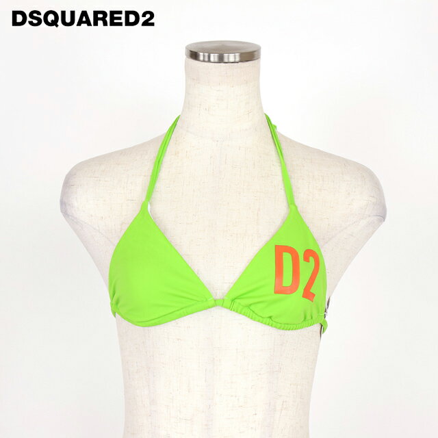 樂天商城 - ディースクエアード（DSQUARED2）レディース 水着 ビキニ グリーン系 D2プリントポイントビキニ　 イタリア製 （サイズ/38/40）*ds1033