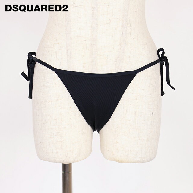 樂天商城 - ディースクエアード（DSQUARED2）レディース 水着 ブラック系 ロゴプリント短パン イタリア製 （サイズ/38/40）*ds1103