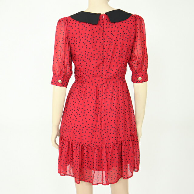 デニーローズ（DENNY ROSE）レディース ワンピース ミディアム レッド系 　ドットプリントレトロ （サイズ/40/42）*dy0059