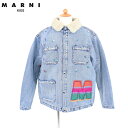 マルニ(MARNI KID)キッズ 訳あり ジャケット ブルー系 中綿入りジャケット (サイズ/10Y)*ed0002