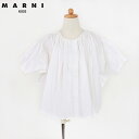 マルニ(MARNI KID)キッズ 訳あり ブラウス ホワイト系 ジップアップ 半袖ブラウス (サイズ/12Y)*ed0005