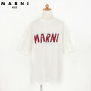 マルニ(MARNI KID)キッズ 訳あり Tシャツ ホワイト系 ロゴプリント (サイズ/10Y)*ed0015