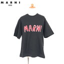 マルニ(MARNI KID)キッズ 訳あり Tシャツ ブラック系 ロゴプリント (サイズ/8Y)*ed0016