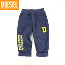 ディーゼル(DIESEL BABY)ベビー 訳あり パンツ ネイビー系 ロゴプリント (サイズ/24M-36M)*ek0026