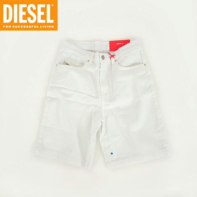 ディーゼル ジョグジーンズ(DIESEL JUNIOR JOGG JEANS)ジュニア 訳あり パンツ ホワイト系 ハーフパンツ D-MACS-SH-J JJ...