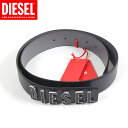 ディーゼル(DIESEL)レディース 訳あり ベルト ブラック系 レザー使い イタリア製 (サイズ/85)*el3007